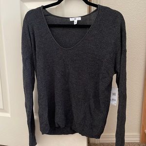 BP gray v neck sweater. NWT